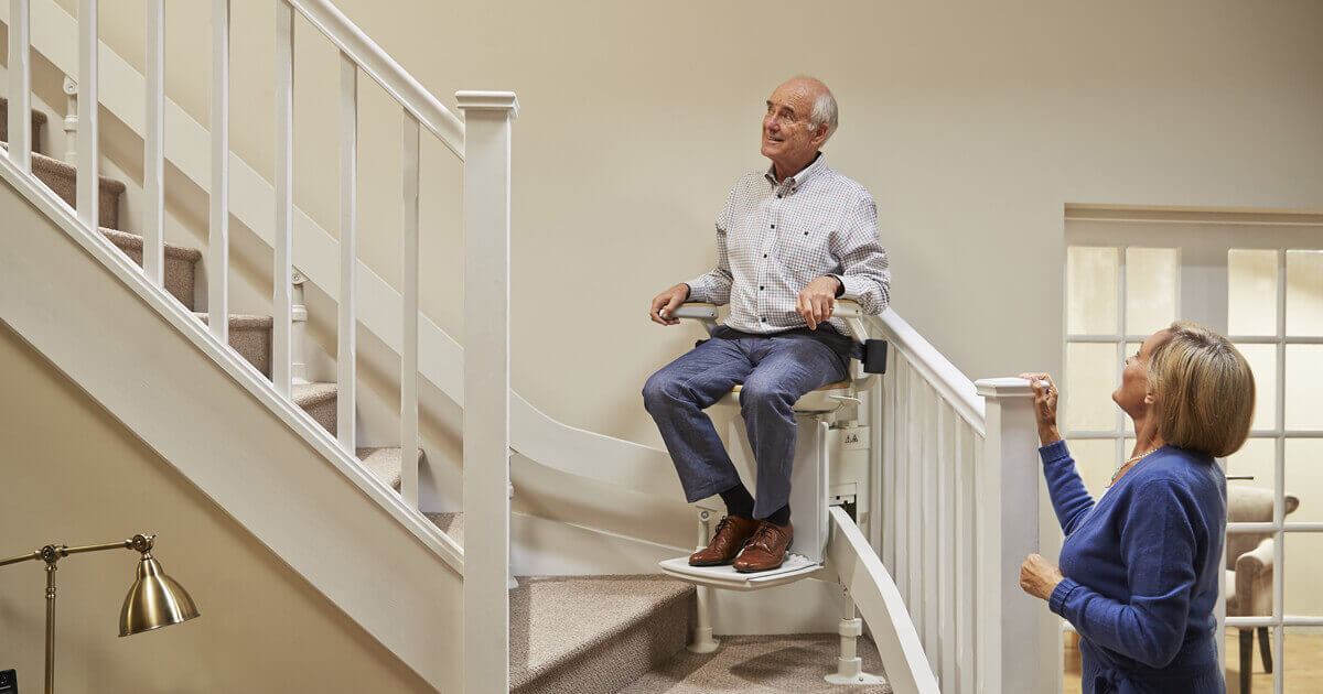 Monte-escalier électrique pour senior